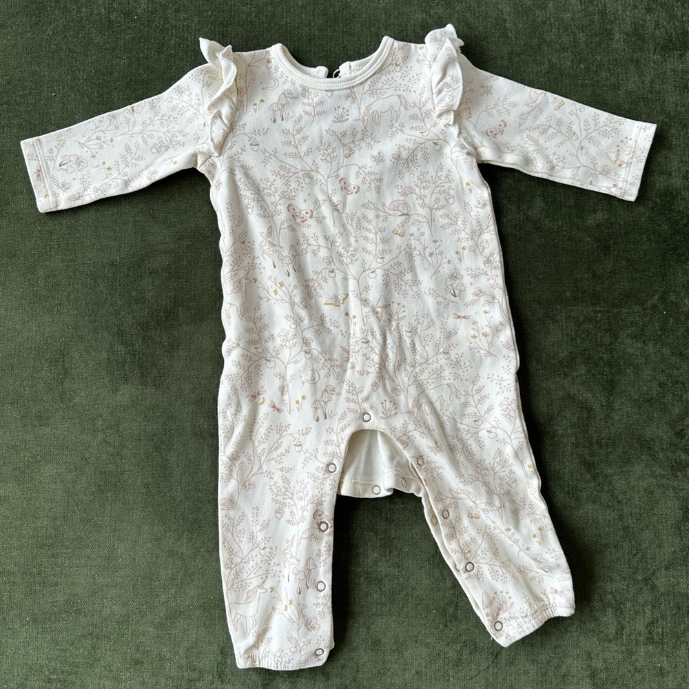 Pehr Romper with secret garden print